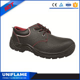 Black Leather Upper Safety Shoes in Gaomi