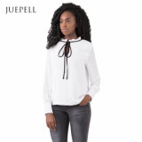 Victorien Ecru White Chiffon Blouse Shirt for Women