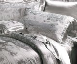 Taihu Snow Silk Oeko-Tex Grey Sheet Seamless Silk Bedding Set Bed Linen