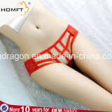 New Design Lace Hollow Cutout Grid Women Sexy See Through Panties