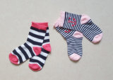 Cotton Stripe Design 2pairs Gift Packing Baby Socks