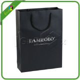 Custom Printed Black Matt Paper Bags