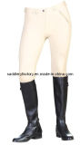 Elastic Cotton White Horse Riding Jodhpurs (SMB3033)