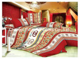 China Suppiler Home Textile Full Size Polyester Print Duvet Cover Colorful Cheap Bedding Set