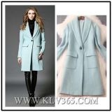 European Fashion Women Winter Wool Long Coat Cardigan Wholesale