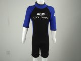 Kids Long Sleeve Short Leg 2.5mm Elastic Neoprene Wetsuit