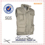 OEM Wholesale Multi Pocket Men Fishing Vest Outerwear Vests
