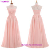 Chiffon Pink Long 2018 Wholesale Cheap Custom Bridesmaid Dress