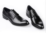 Classy Mens Black Leather Dress Business Shoes