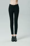 Fashion Wholesale High Quality Plain Color Slim Tight Women Trousers
