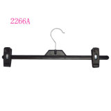 Adjustable Black Plastic Clips Pants Hanger with Facyory Price