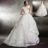 Bridal Gowns Layers Ruffles Tulle OEM Wedding Dress