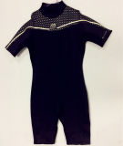 Short Neoprene Surfing Wetsuit with Nylon Fabric (HX15S94)