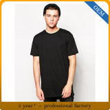 OEM Men's 100% Cotton Black Short Sleeve T Shirt