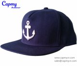 Custom Navy Blue Snapback Cap Hat Factory in China