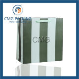 Green Stripe Printing Small Gift Packing Bag (DM-GPBB-054)