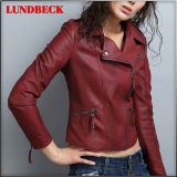 Best Sell PU Jacket for Women Leisure Coat