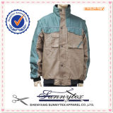 Twill Jackets Workwear with Long Sleeve OEM Suit Workwear