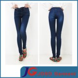 Womens Ladies Distressed Denim Print Look Jegging Legging Jean (JC1232)