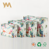 Custom Flowers Printing Eco Friendly Paper Bag