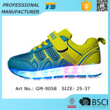Cheap Light up Sneaker Leather Shoes for Boys