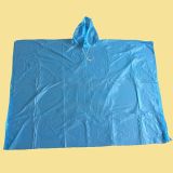 Unisex Cheap Disposable Clear Emergency Rain Coat for Advertising