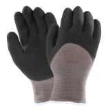 Anti-Slip Abrasion-Resistant Winter Work Gloves with Latex Dipping