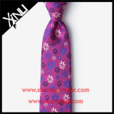 Handmade 100% Silk Jacquard Fashion Flower Tie for Men