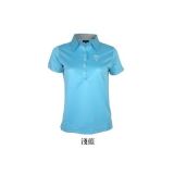 Calla/ Dry-Fit Lady Solid Golf T- Shirt in Blue (GT010)