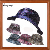 Fashion Custom Woven Label Paisley Bucket Cap