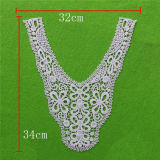 Eyelet Appliques Water Soluble Cotton Lace Collar (cn60)