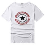 Fashion Sexy Cotton/Polyester Printed T-Shirt for Men (M027)