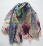 Top Selling Flourish Special Polyester Lady Scarf (HWBV09)