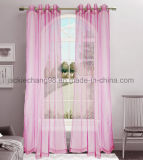 Solid Sheer Rod Pocket Panel Window Curtain