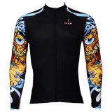 Cool Monster Men's Long Sleeve Breathable Quick Dry Cycling Jersey