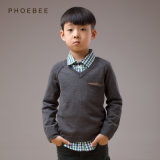 100% Wool Boys Clothes Spring/Autumn Knitted Sweater