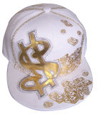 Custom Logo Snapback Cap with Glitter Applique 001