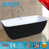 Black Skirt Square Art Free Standing Bathtub (BT-Y2606K)