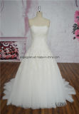 Ball Gown Elegant Strapless Lace Wedding Dress From Guang Zhou