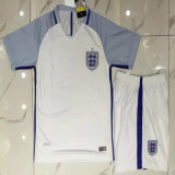 2016/2017 Season England White Football Uniform Kits