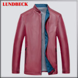 Fashion PU Jacket for Men Winter Clothing