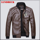 Best Sell PU Jacket for Men Leisure Winter Cloth