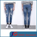 Street Fashion Strench Stratch &Ripped Men Ninth Jean Pants (JC3349)