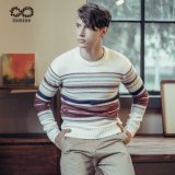 ODM Fashion Garment Stripped Man Sweater Pullover