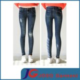 Women High Waist Rip Skinny Jeans (JC1233)