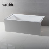 Cupc High Quality Simple Built-in Alcove Apron Bathtub (WTM-02850)