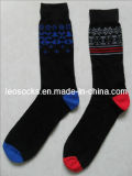 Customized Logo Knitting Cotton Man 2pairs Pack Socks