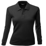 100% Cotton Long Sleeve Polo Shirt