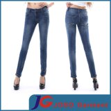 China Factory Young Ladies Basic Jean Pants (JC1220)