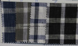 Yarn Dyed Jacquarc Checked Cotton Necktie Fabric